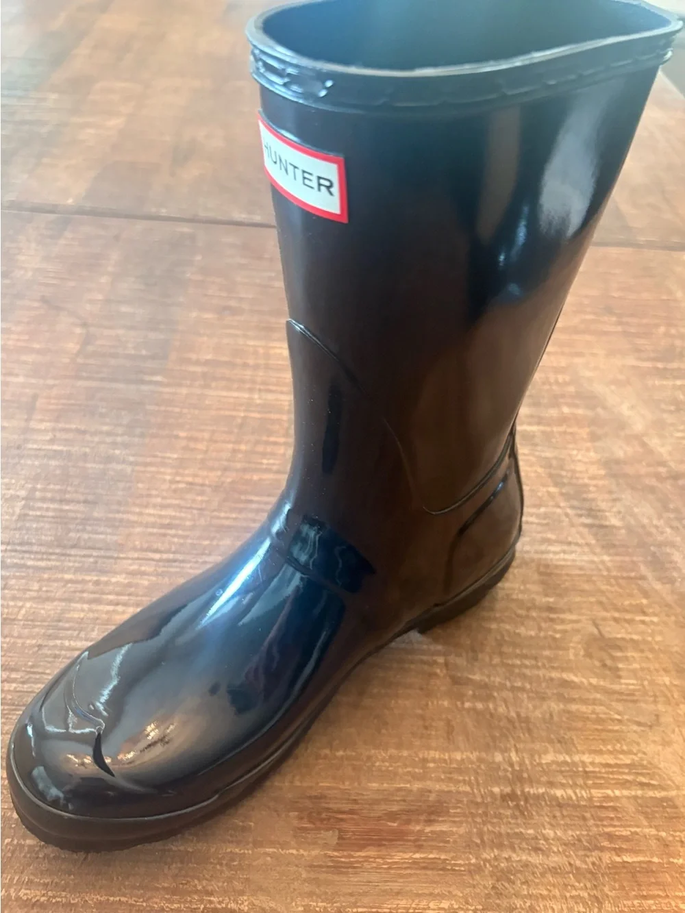 Hunter Gloss Black, Mid-calf, Rain Boots